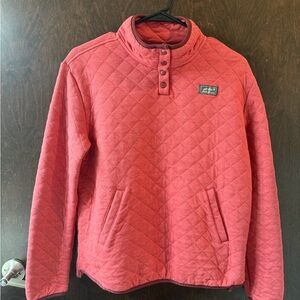 Eddie Bauer Quilted Red Jacket